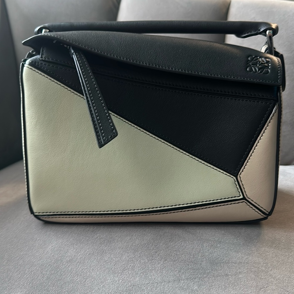 NWOT Loewe mini multicolor puzzle bag